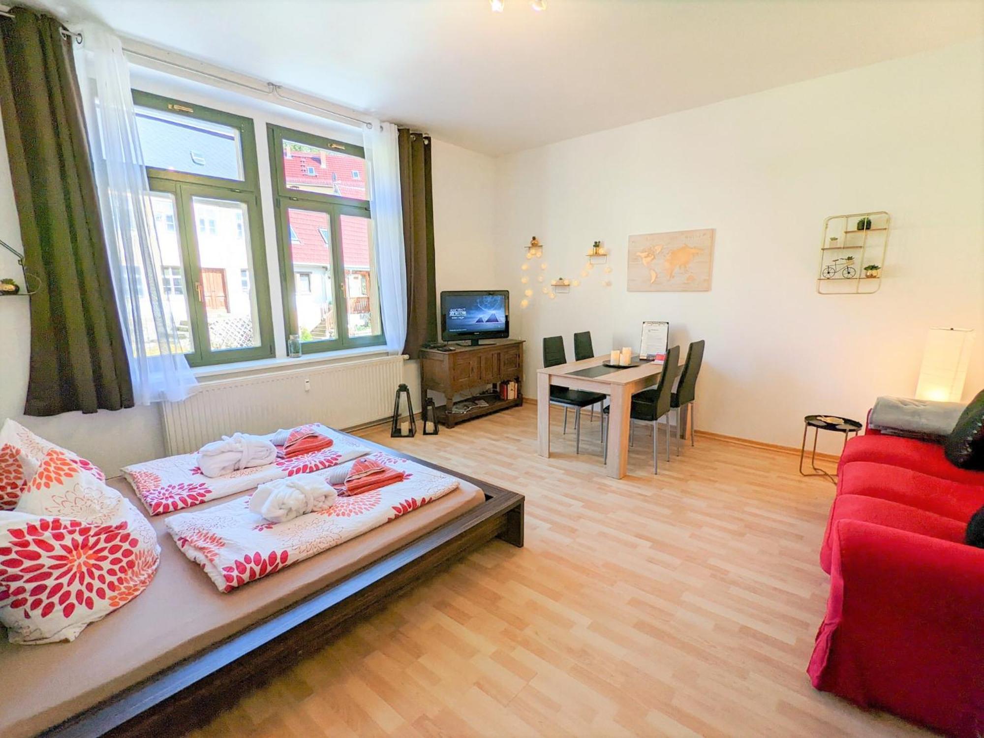 Uo - Urlaubsmagie - Helle Wohnung,Sauna,Whirlpool Sebnitz Exterior foto