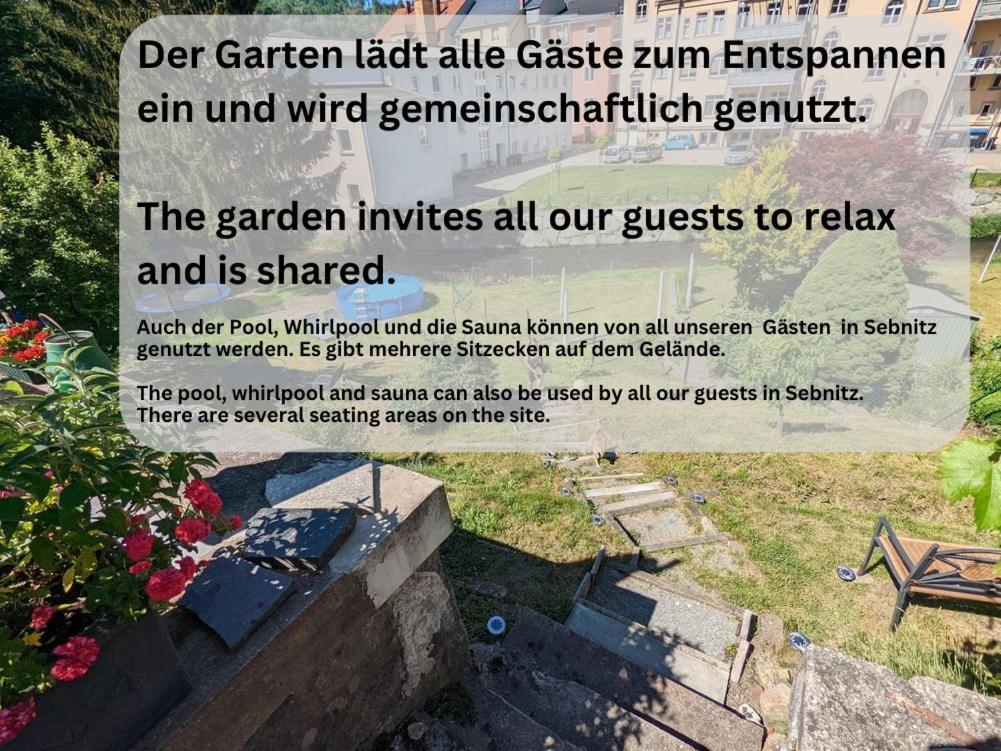 Uo - Urlaubsmagie - Helle Wohnung,Sauna,Whirlpool Sebnitz Exterior foto